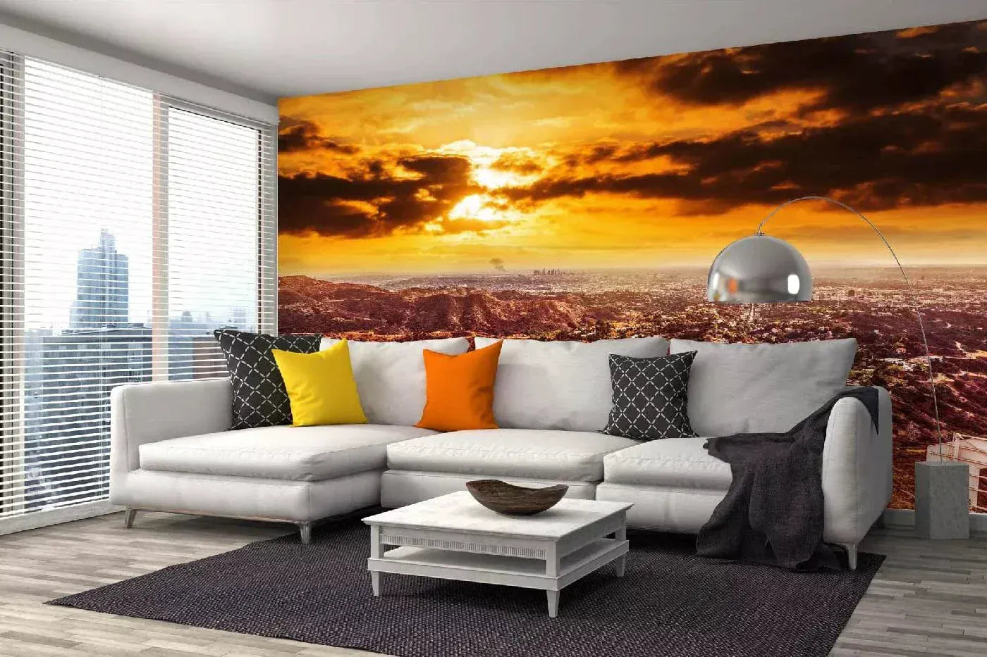 Fototapetes ar ASV tematiku - Holivudas skats, 375x250 cm D-ART