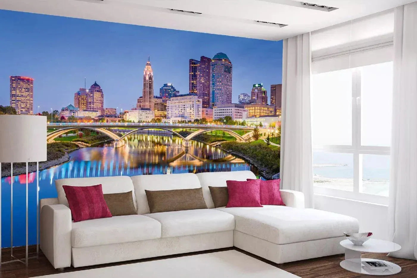 Fototapetes ar ASV tematiku - Kolumbusas pilsētas panorāma, 375x250 cm D-ART