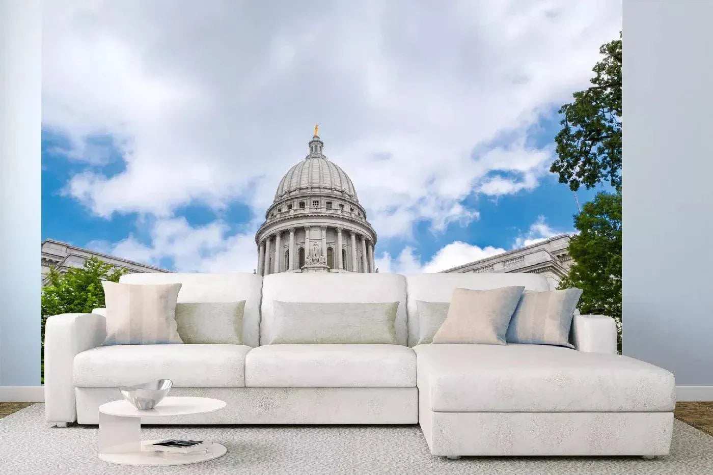 Fototapetes ar ASV tematiku - Viskonsinas Kapitola ēka, 375x250 cm D-ART