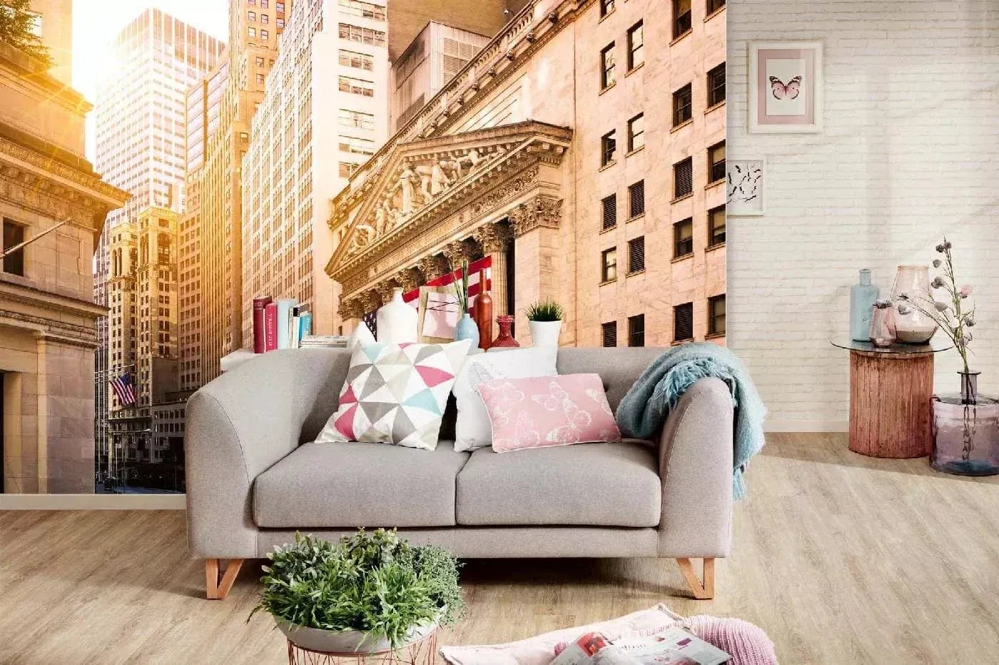 Fototapetes ar ASV tematiku - Volstrīta Ņujorkā, 375x250 cm D-ART