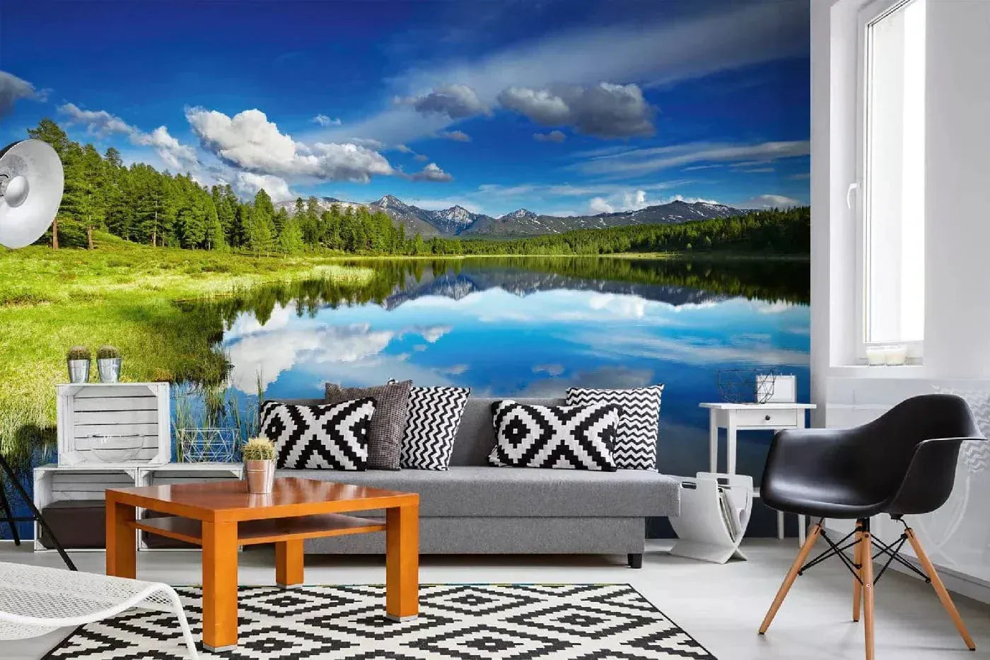 Fototapetes ar dabu - Altai kalnu ezers, 375x250 cm D-ART