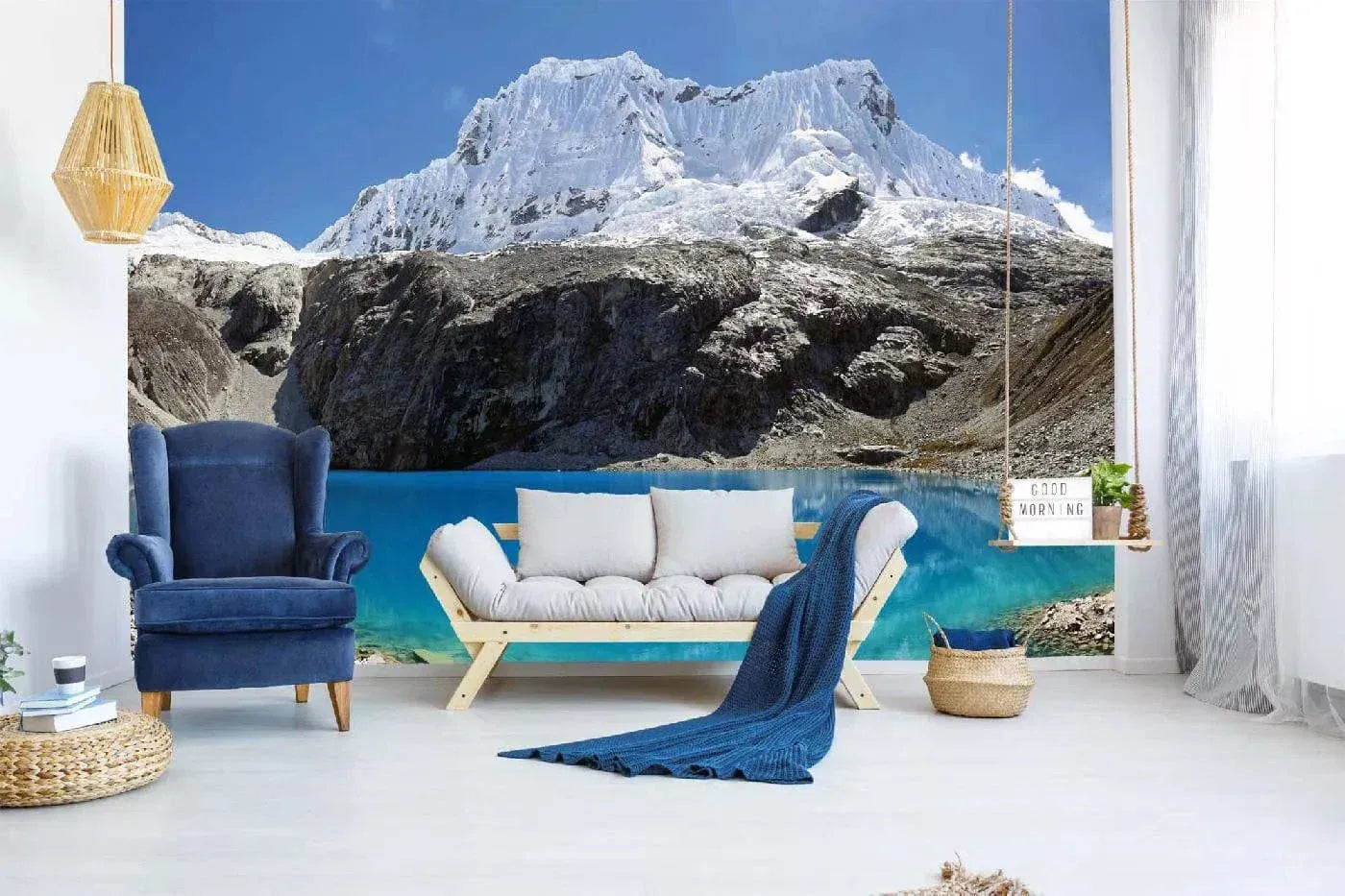 Fototapetes ar dabu - Huascaran ezers, 375x250 cm D-ART