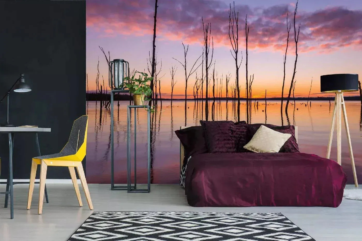 Fototapetes ar dabu - Manasquan ūdenskrātuve, 375x250 cm D-ART