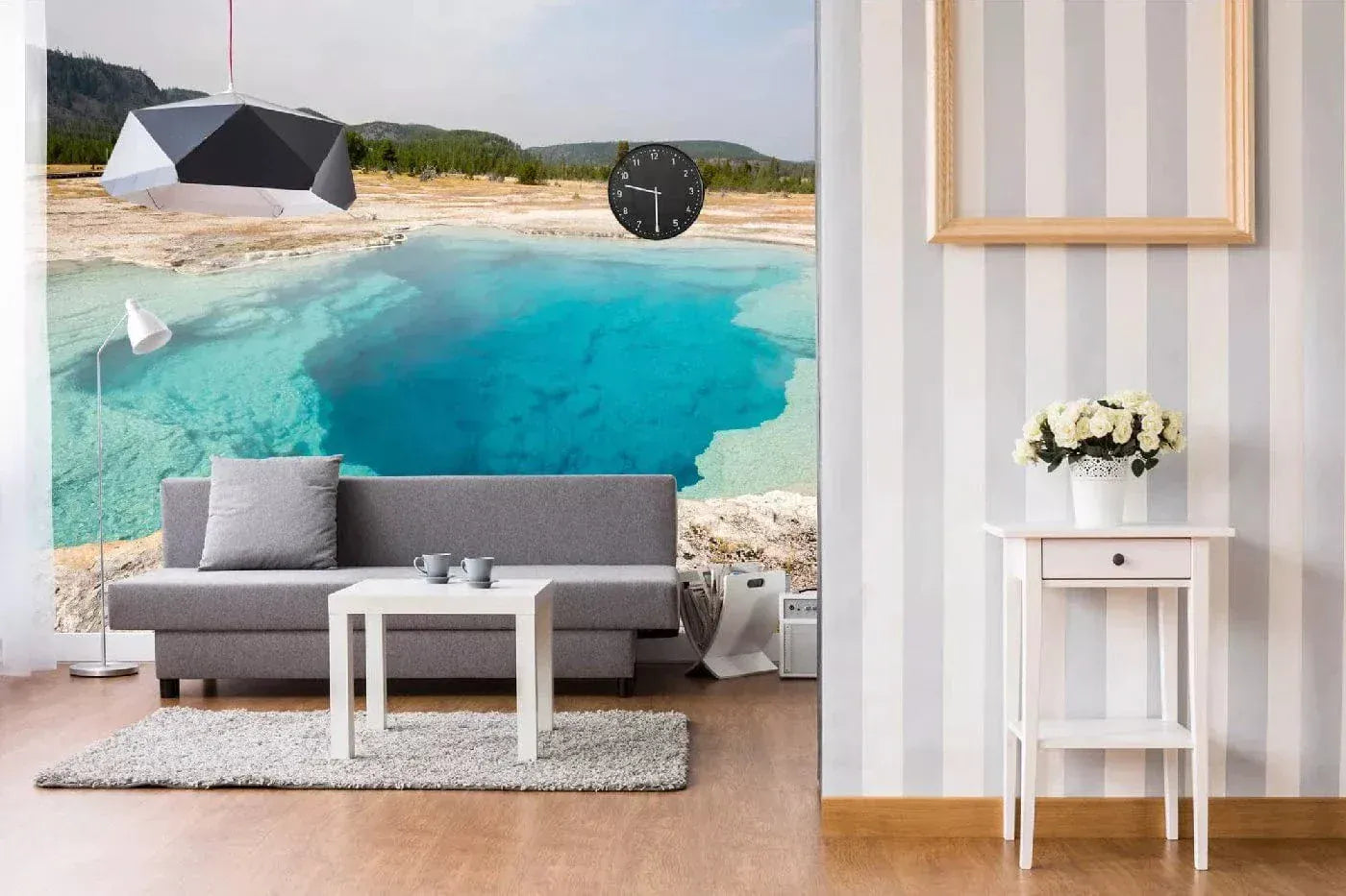 Fototapetes ar dabu - Termālais avots, 375x250 cm D-ART