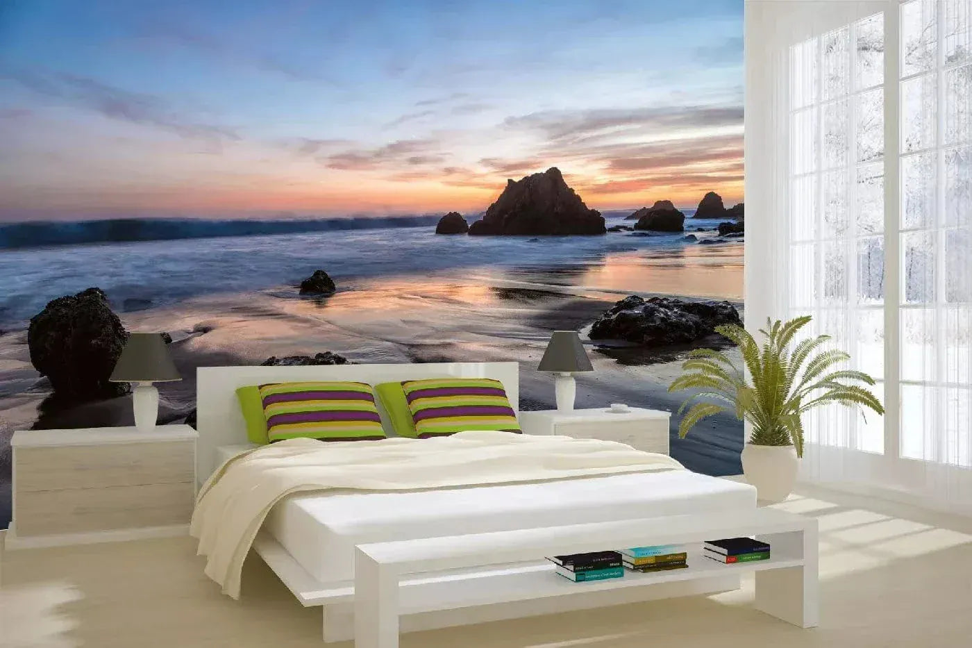 Fototapetes ar jūras ainavu - Saulriets El Matadorā, 375x250 cm D-ART