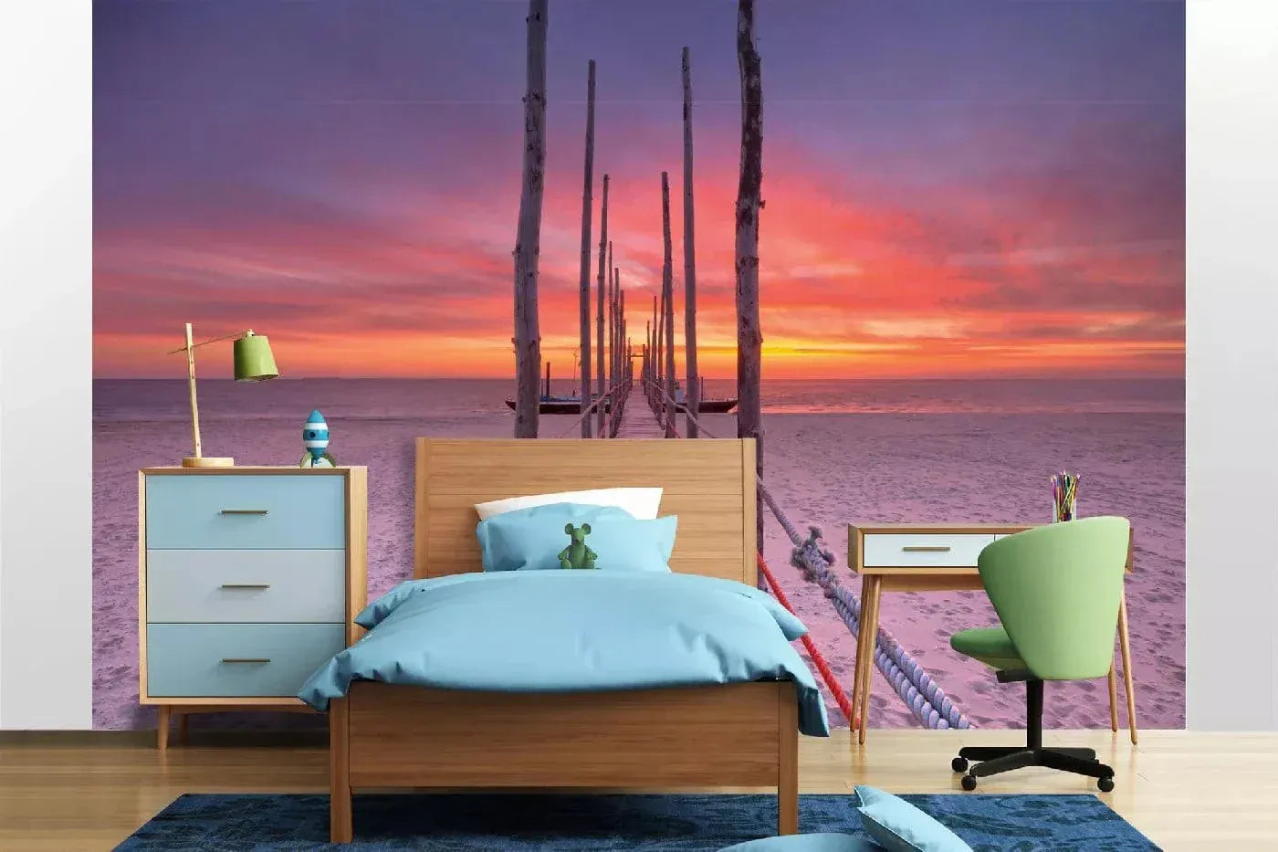 Fototapetes ar jūras skatu - Iespaidīgs saullēkts, N3202, 375x250 cm D-ART