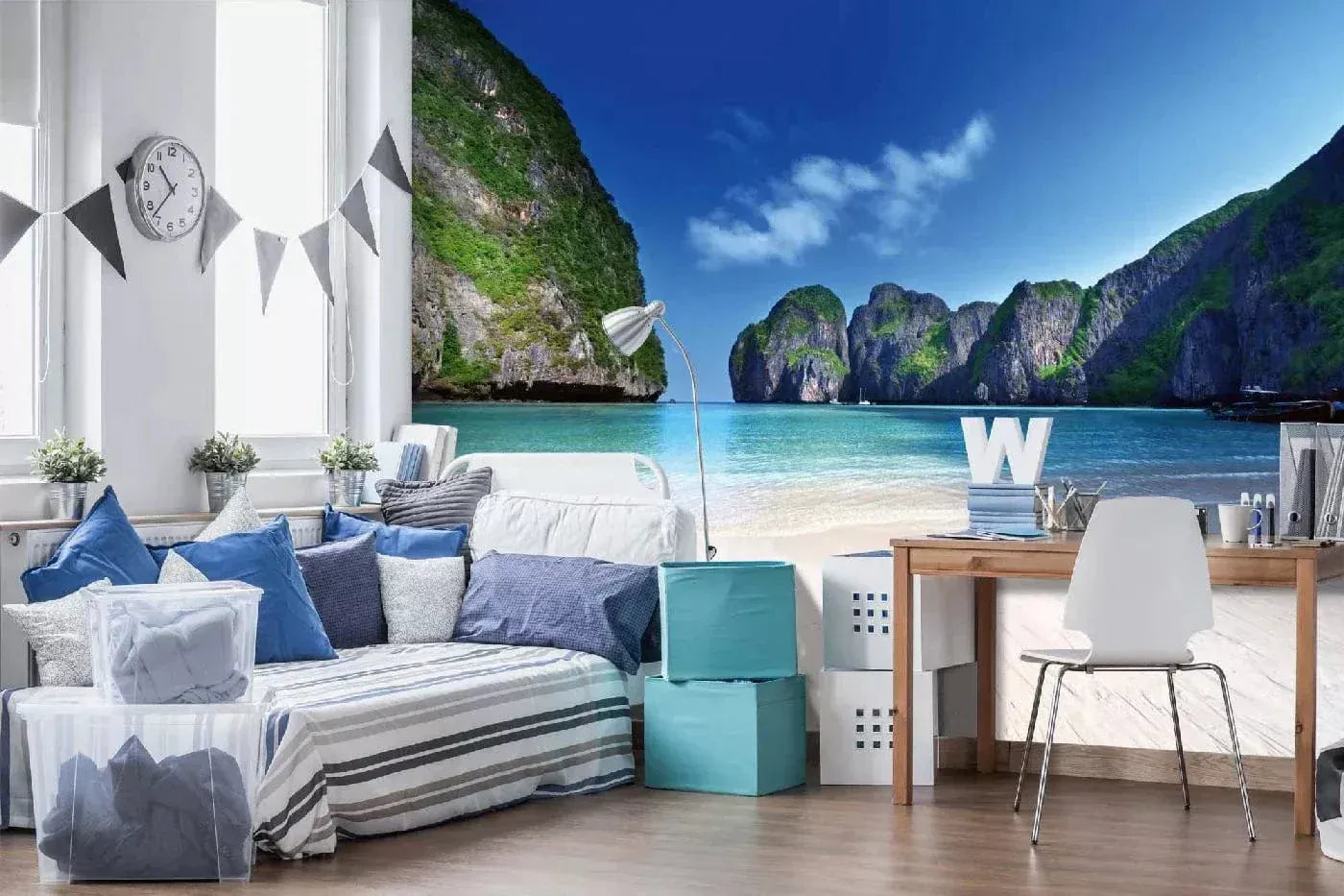 Fototapetes ar jūras skatu - Maya Bay, Taizeme, N3205, 375x250 cm D-ART