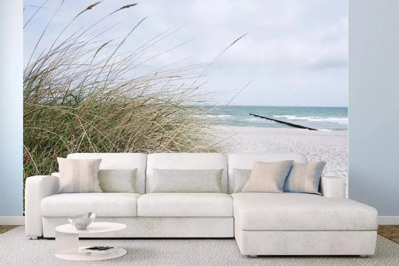 Fototapetes ar jūras skatu - Vētraina pludmale, N3204, 375x250 cm D-ART