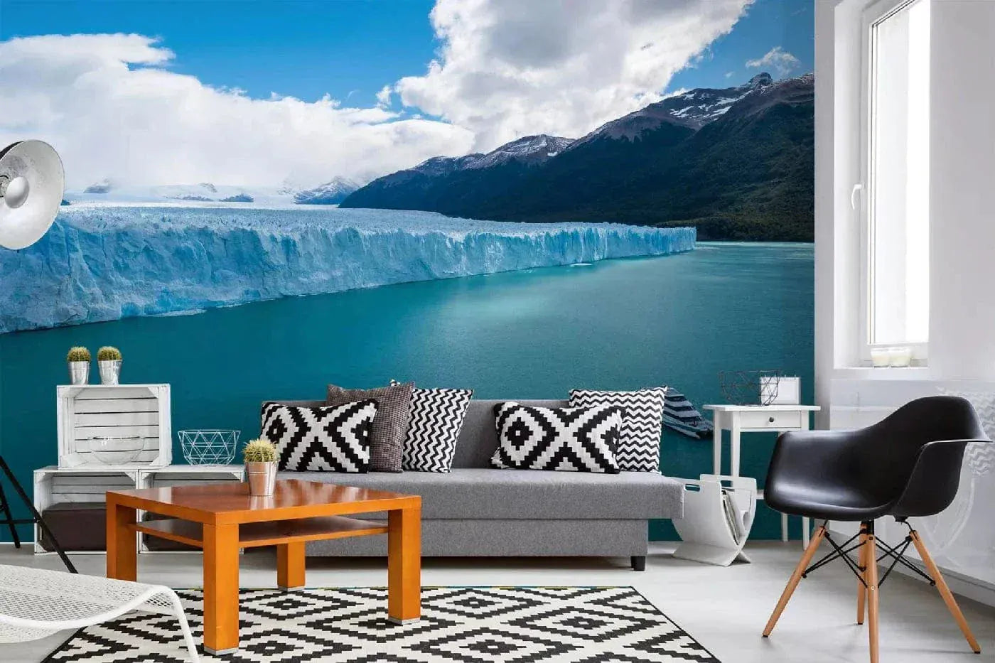 Fototapetes ar skaistu ainavu - Patagonijas ledus lauks, 375x250 cm D-ART