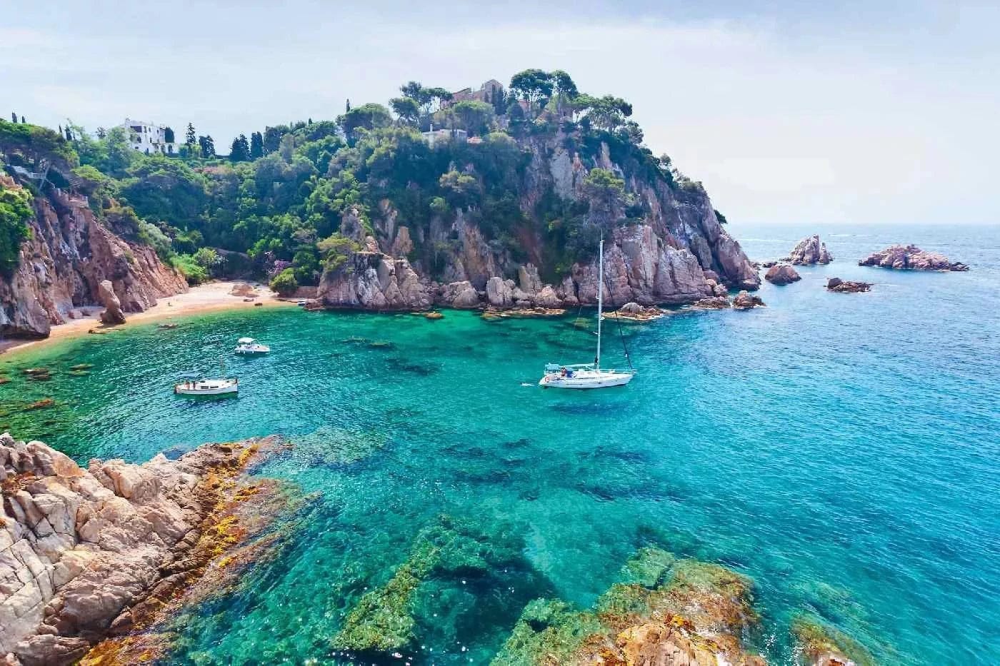 Fototapetes ar tropisko jūru- Costa Brava, 375x250 cm D-ART