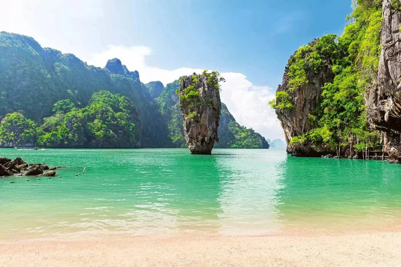 Fototapetes ar tropisko jūru- Sala Taizemē, 375x250 cm D-ART