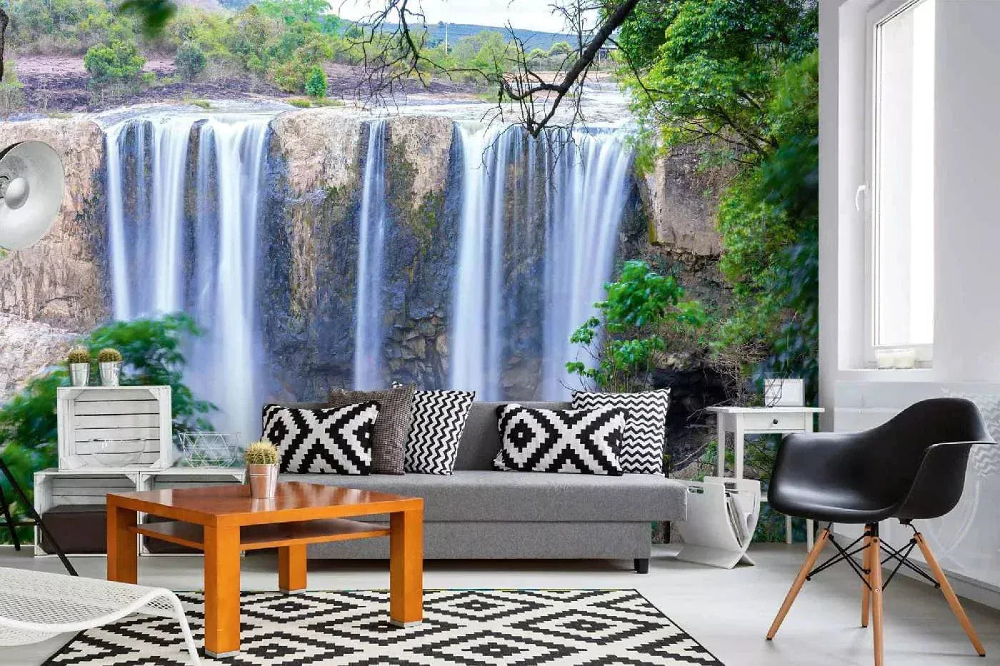 Fototapetes ar ūdenskritumu - Dabas ūdenskritumi, (375x250 cm) D-ART