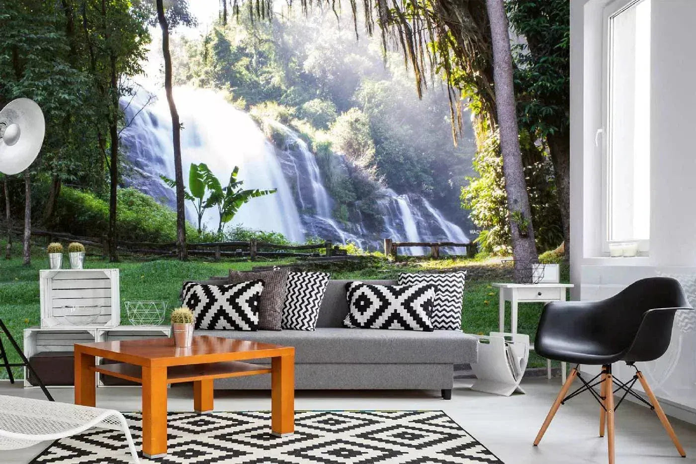 Fototapetes ar ūdenskritumu - Nacionālais parks Taizemē, (375x250 cm) D-ART