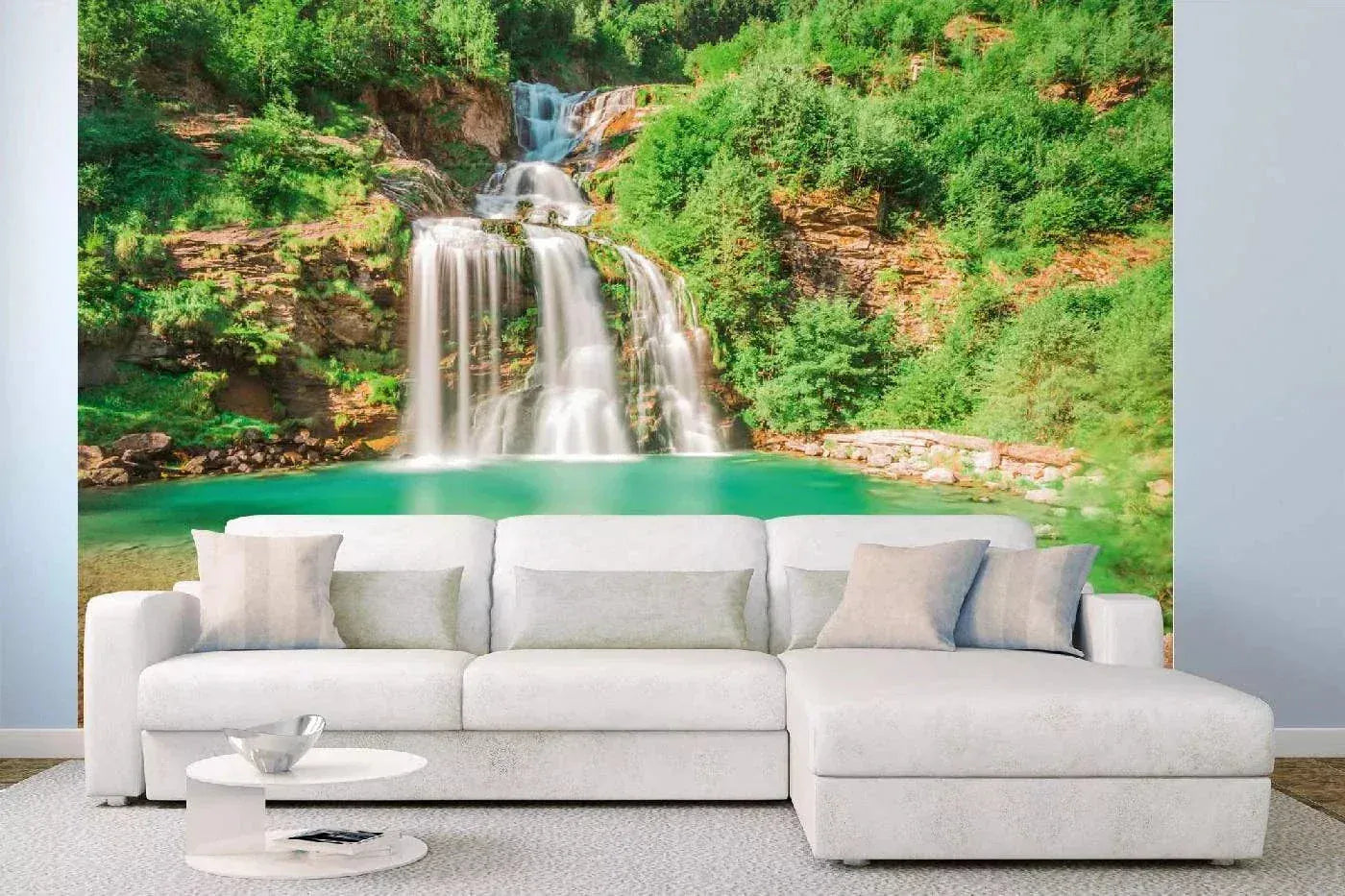 Fototapetes ar ūdenskritumu - Piumogna Šveice, (375x250 cm) D-ART