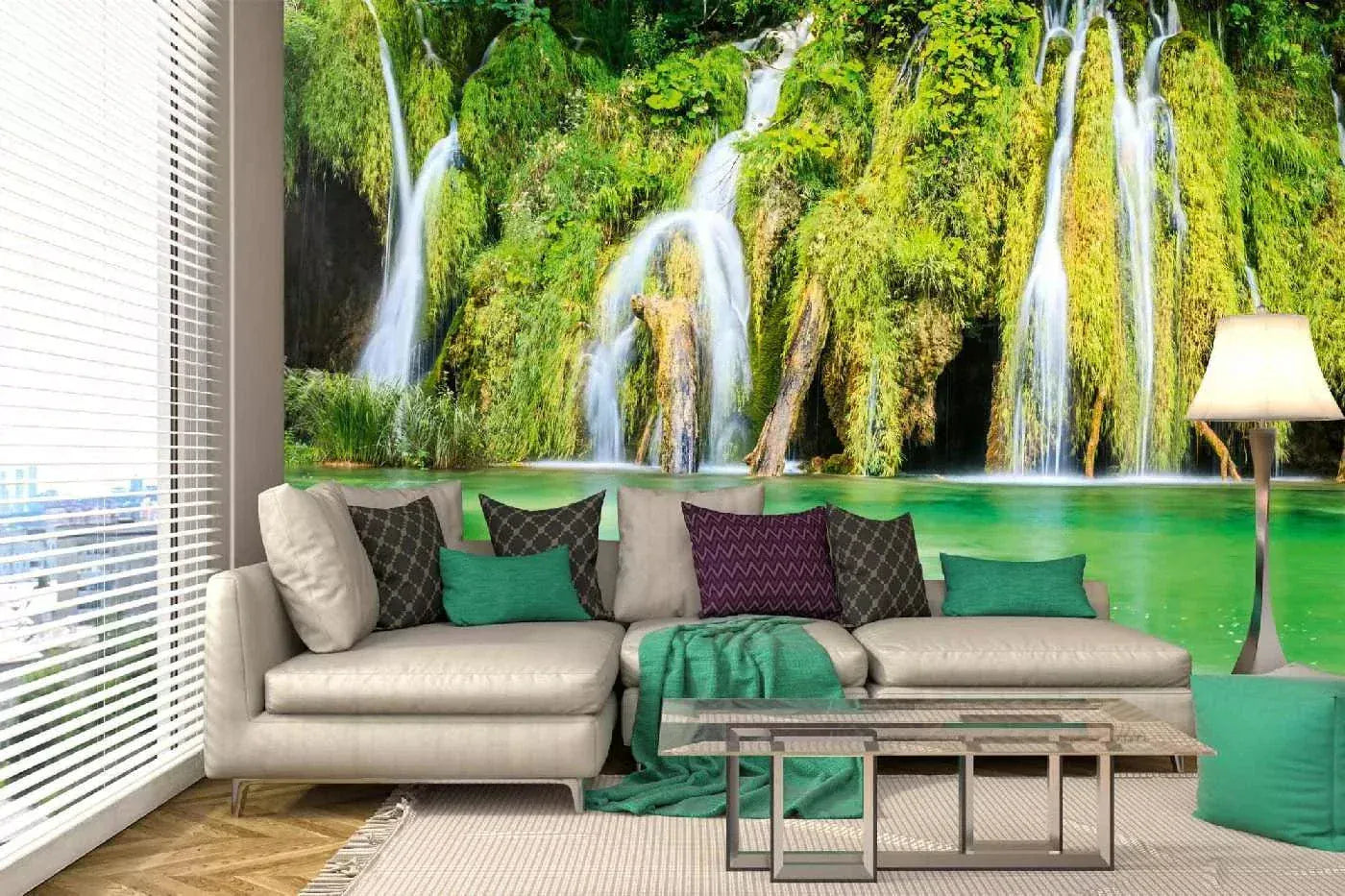 Fototapetes ar ūdenskritumu - Plitvices ūdenskritums, N3193, 375x250 cm D-ART