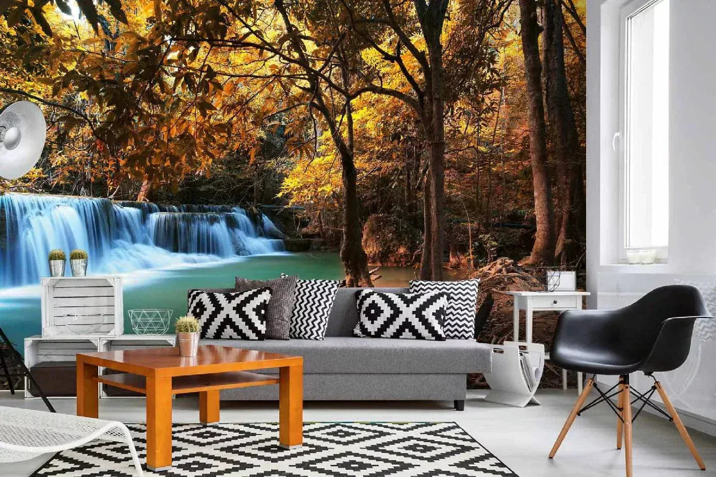 Fototapetes ar ūdenskritumu - Rudens krāsas, N3241, 375x250 cm D-ART