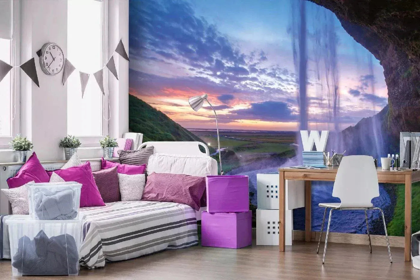 Fototapetes ar ūdenskritumu - Seljalandsfoss, Islande, N3200, 375x250 cm D-ART