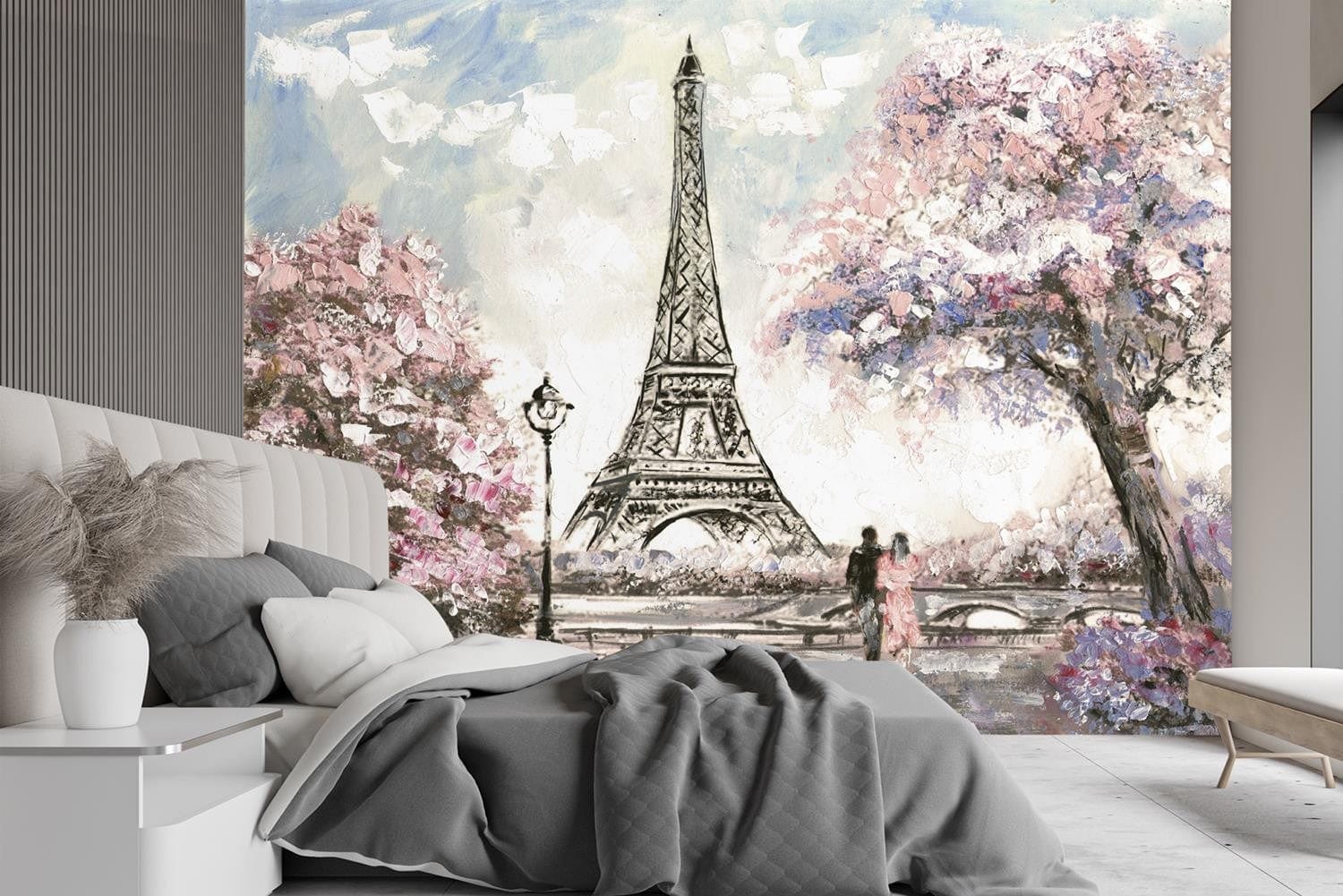 Fototapetes, Parīze Eifeļa tornis it kā krāsots Home Decor