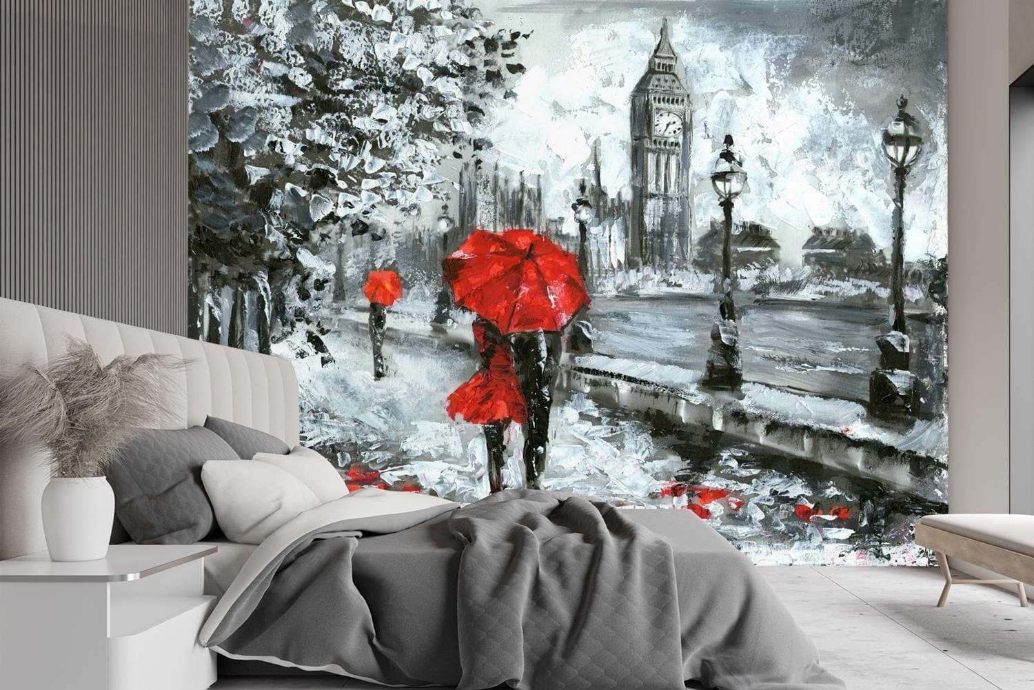 Fototapetes, Pastaiga Londonā, kā uzzīmētas Home Decor