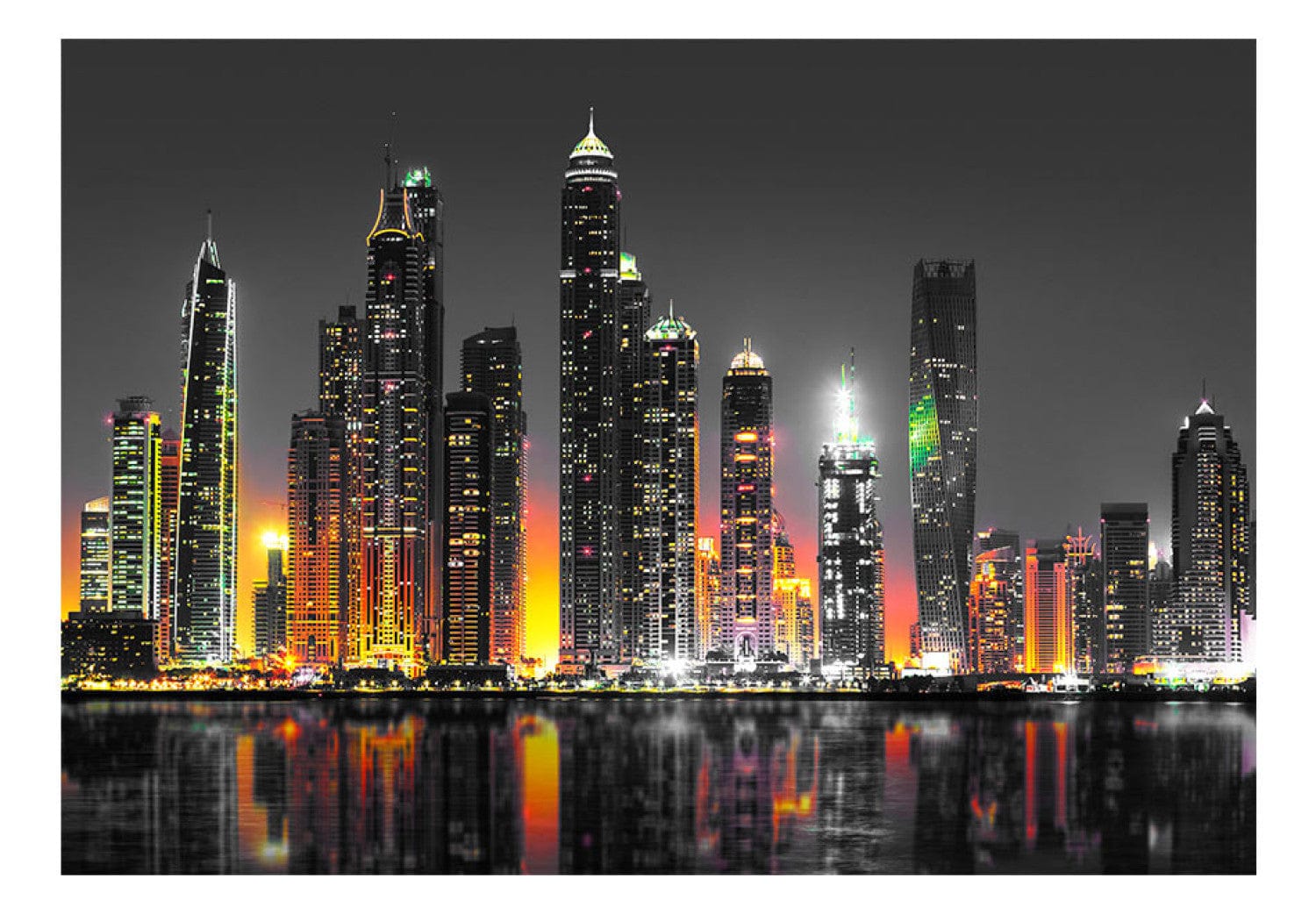 Fototapetes - Pilsēta tuksnesī (Dubaija), 90559 E-interjers.lv