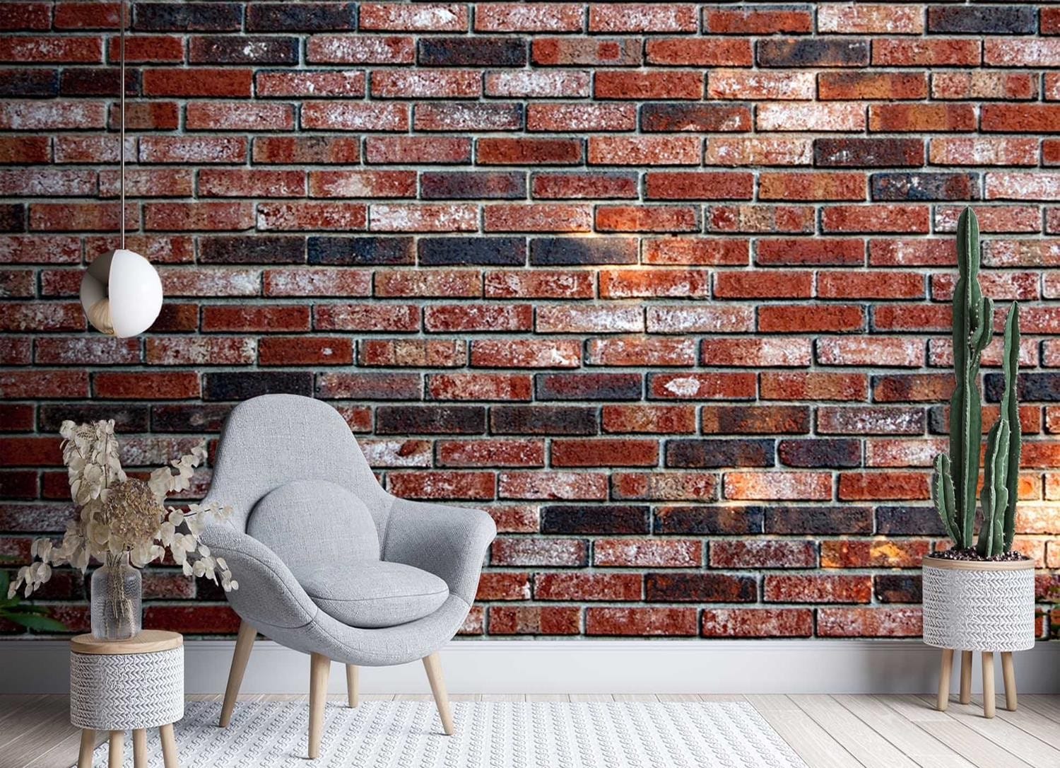 Fototapetes, Sarkano ķieģeļu, ķieģeļu siena Home Decor