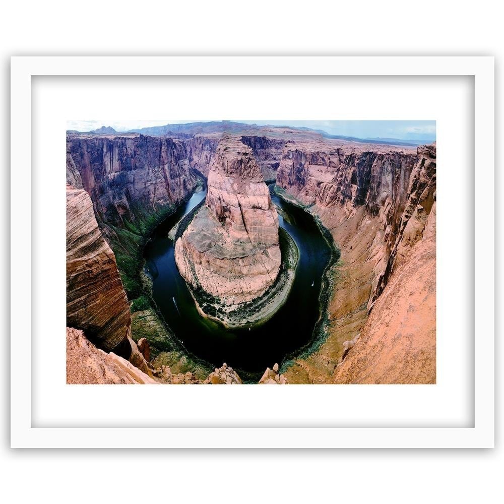 Glezna baltā rāmī - View Of The Grand Canyon 3 Home Trends DECO