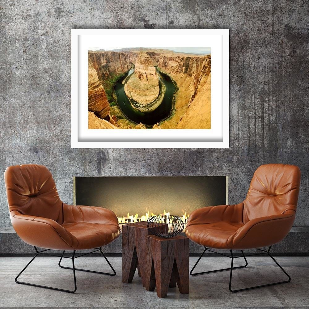 Glezna baltā rāmī - View Of The Grand Canyon 4 Home Trends DECO