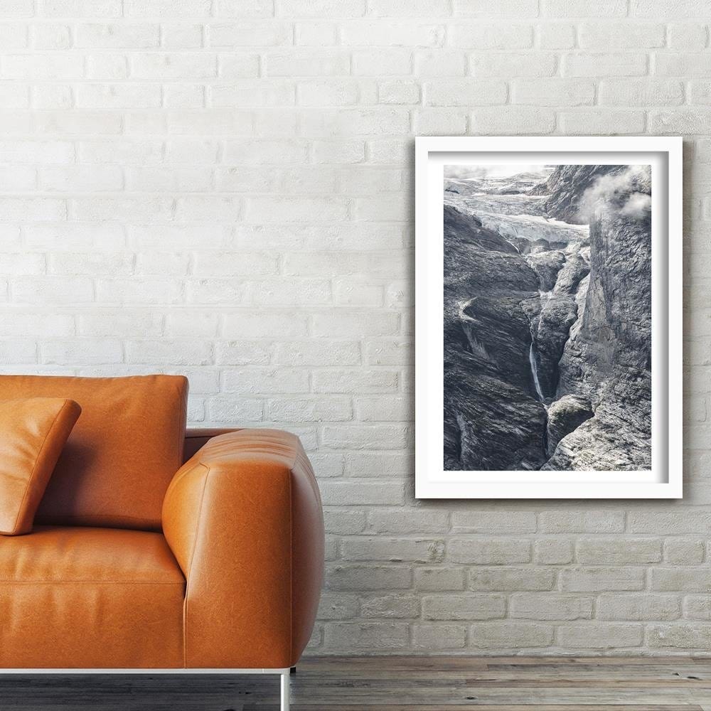 Glezna baltā rāmī - View On Rocks Home Trends DECO