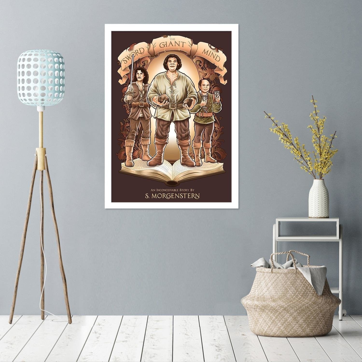 Glezna baltā rāmī - Villains Home Trends DECO