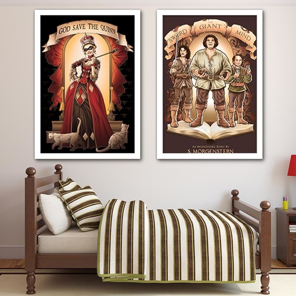 Glezna baltā rāmī - Villains Home Trends DECO