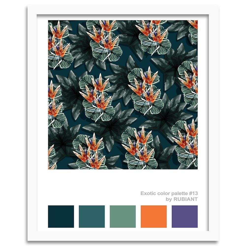 Glezna baltā rāmī - Visual Art Green Home Trends DECO