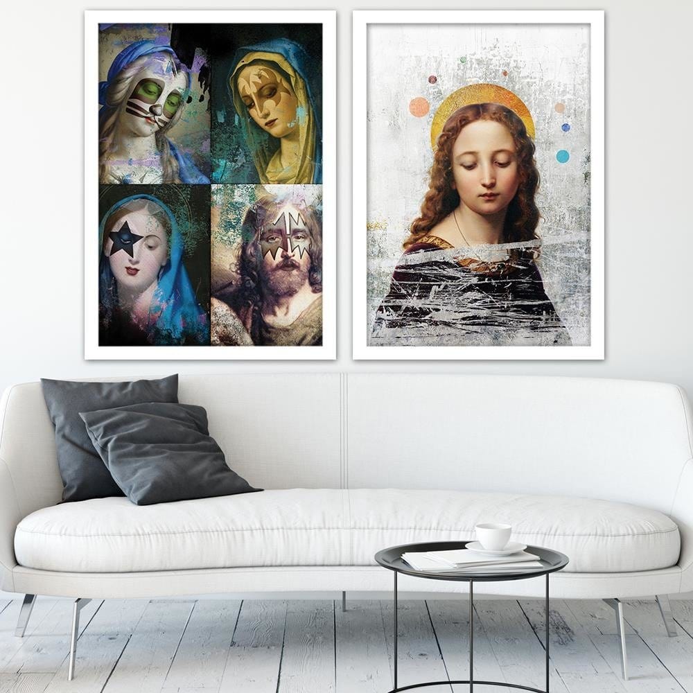 Glezna baltā rāmī - Visual Art Home Trends DECO