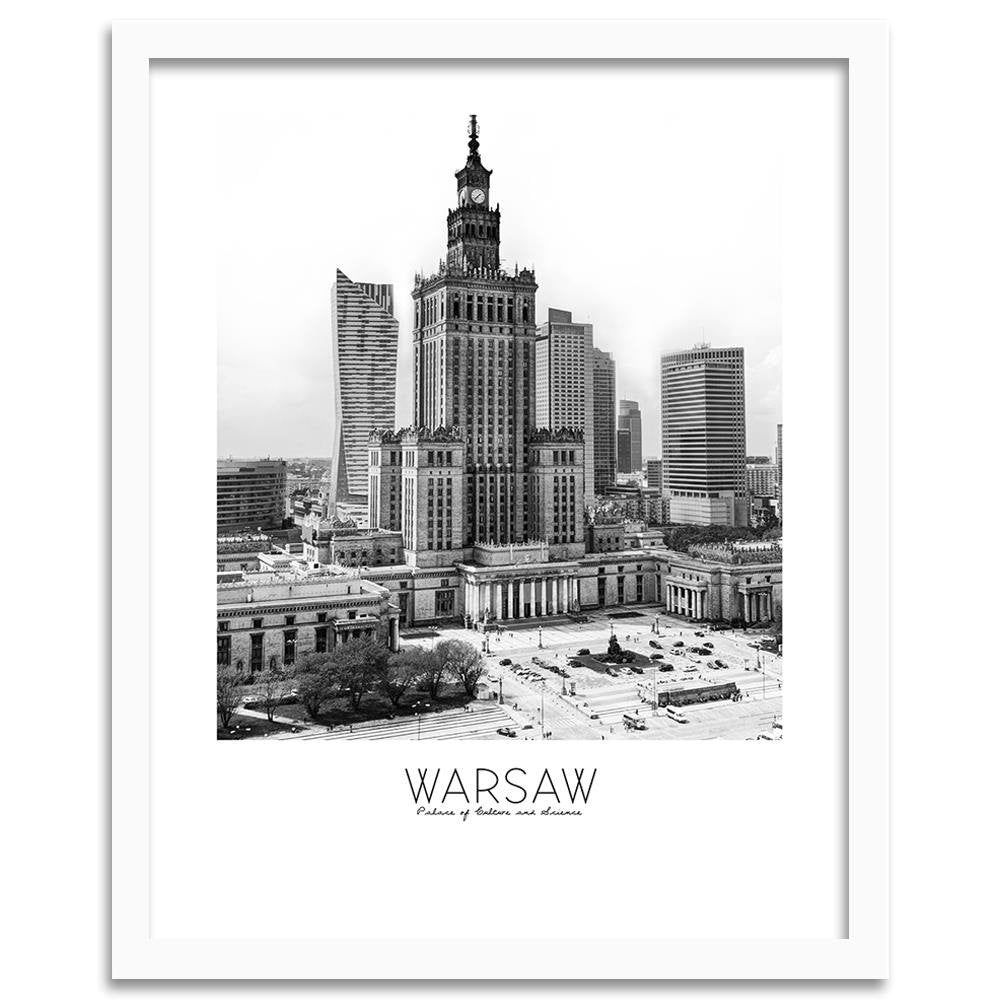 Glezna baltā rāmī - Warsaw Palace Of Culture Home Trends DECO
