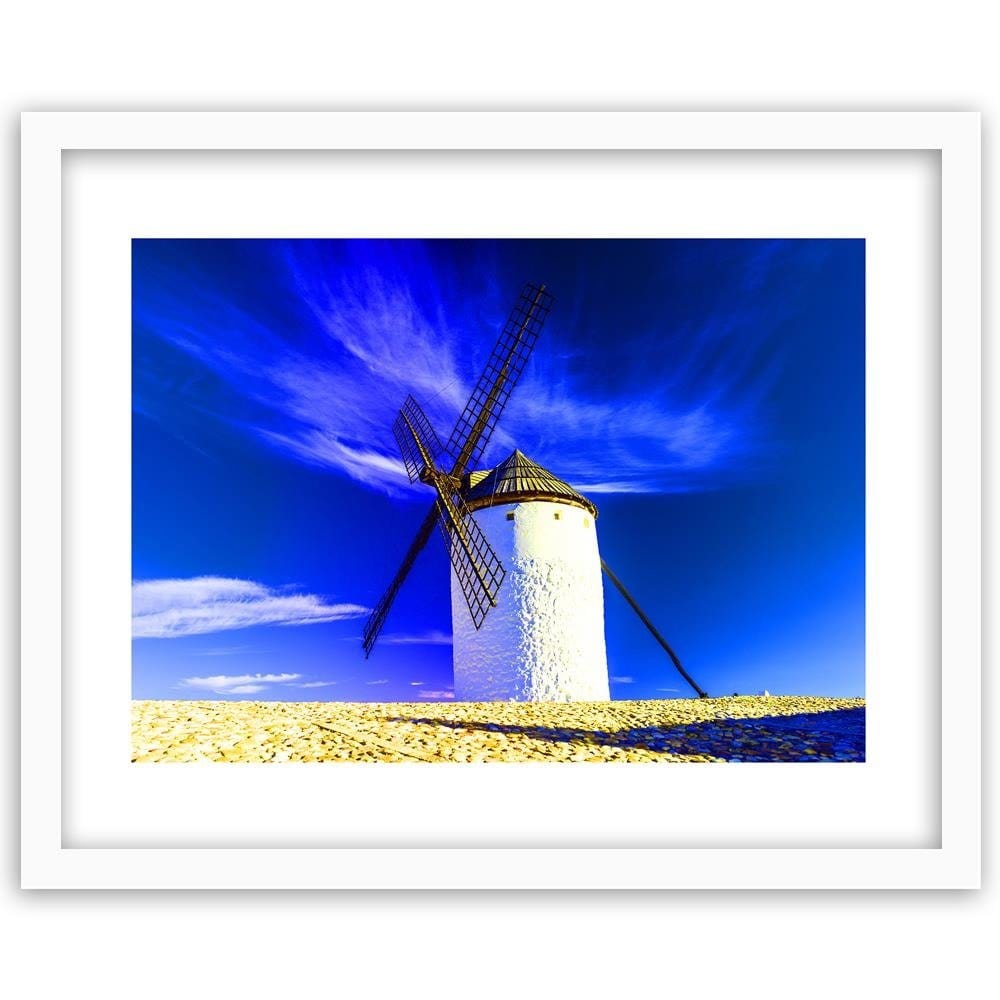 Glezna baltā rāmī - Windmill 3 Home Trends DECO