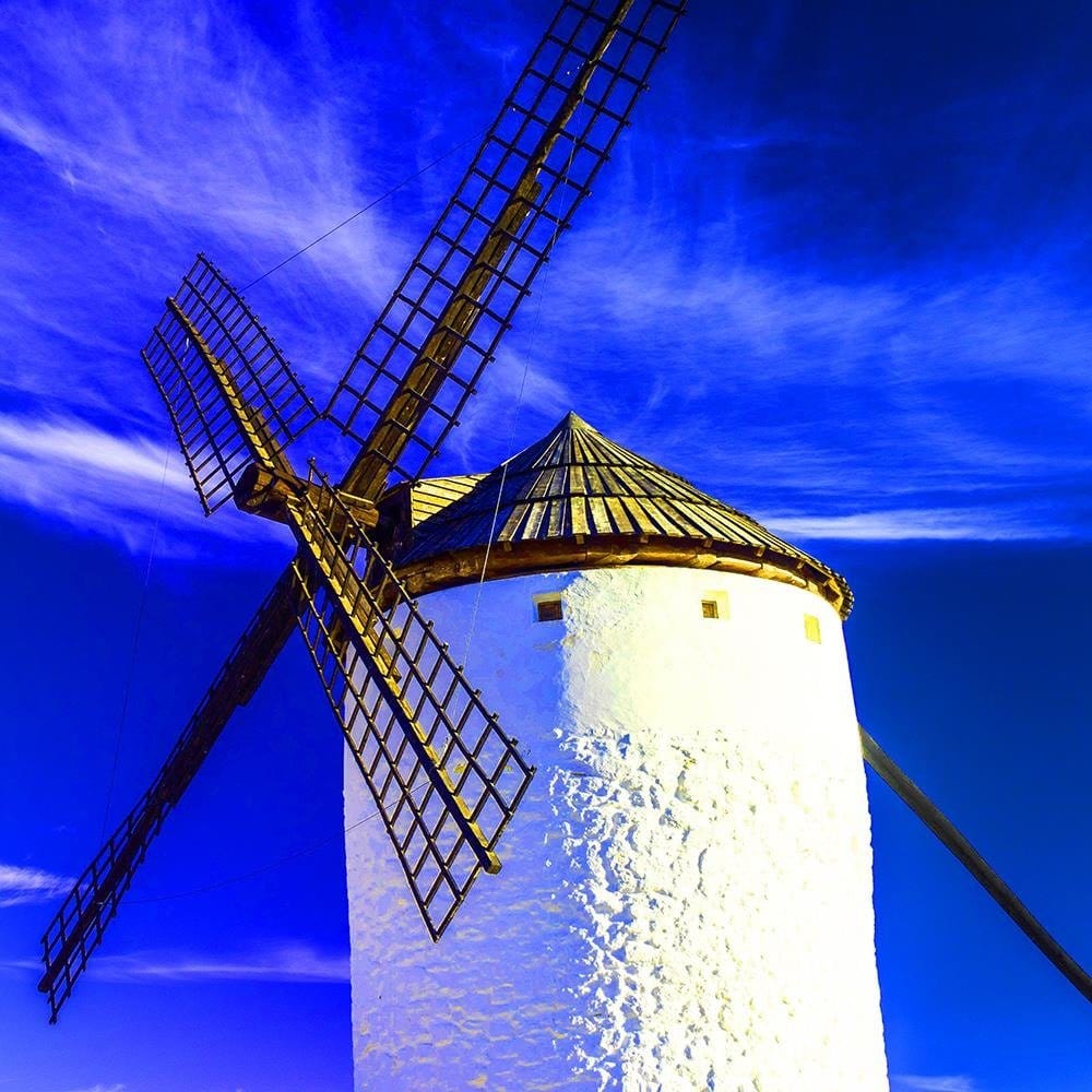 Glezna baltā rāmī - Windmill 3 Home Trends DECO