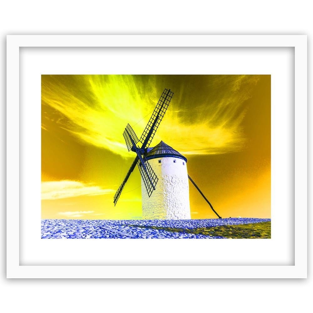 Glezna baltā rāmī - Windmill 4 Home Trends DECO