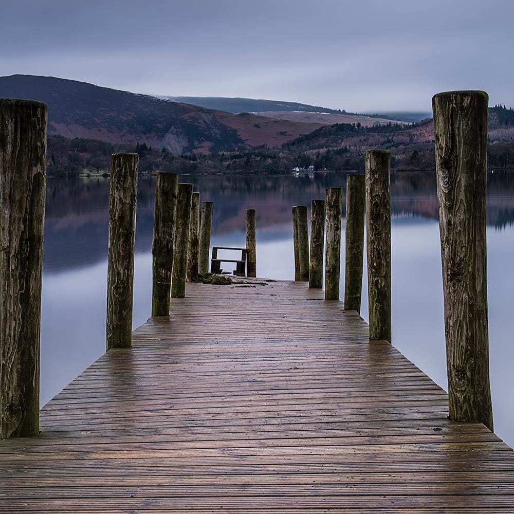 Glezna baltā rāmī - Wooden Bridge Home Trends DECO