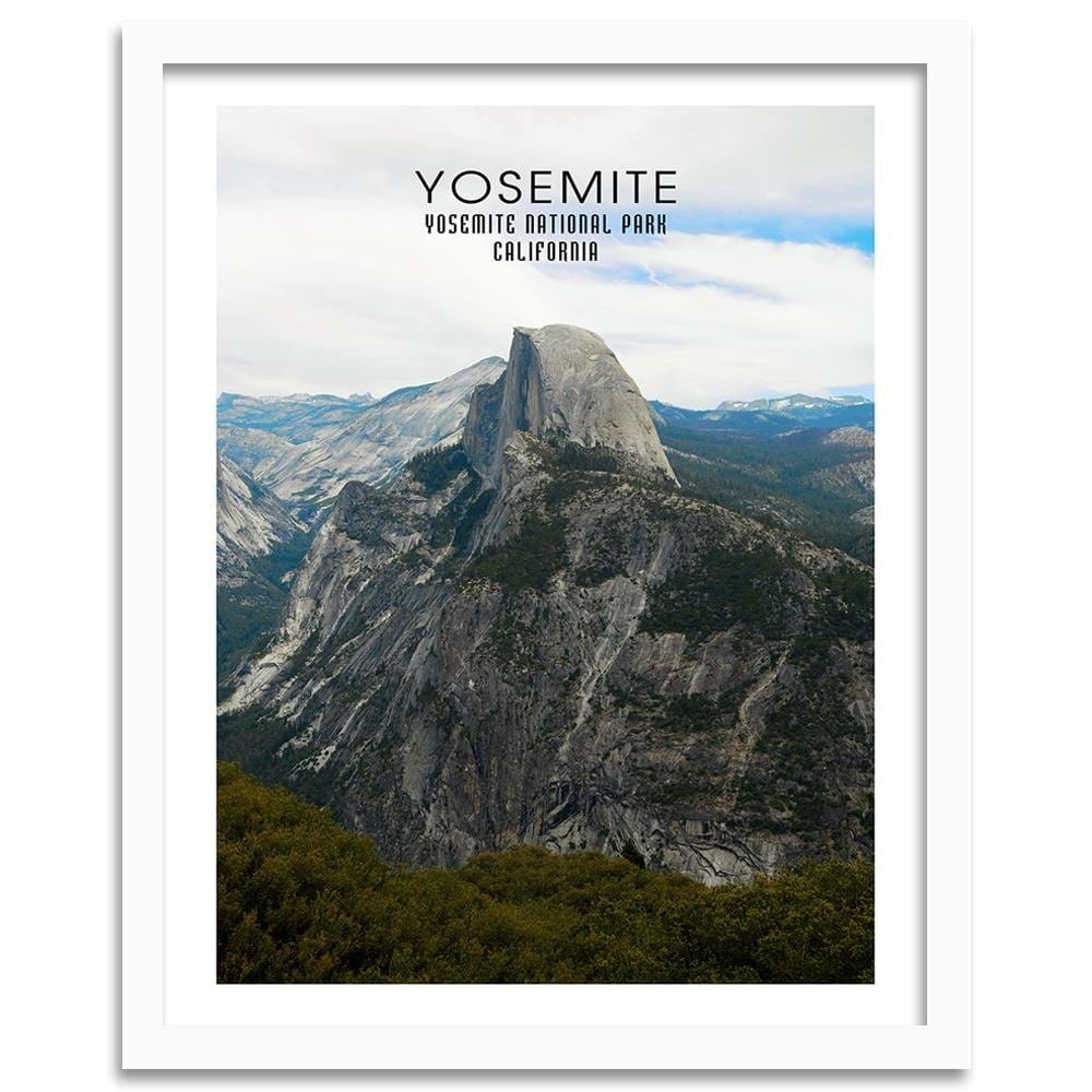 Glezna baltā rāmī - Yosemite National Park Home Trends DECO
