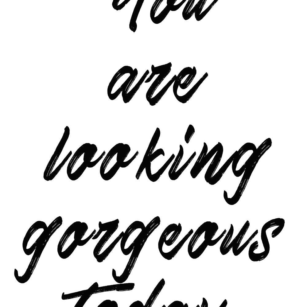 Glezna baltā rāmī - You Look Beautiful Home Trends DECO