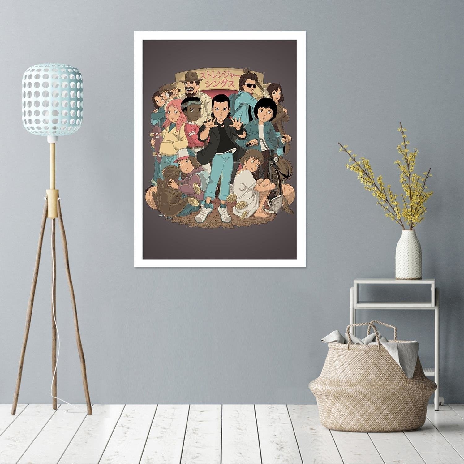 Glezna baltā rāmī - Young Heroes Home Trends DECO