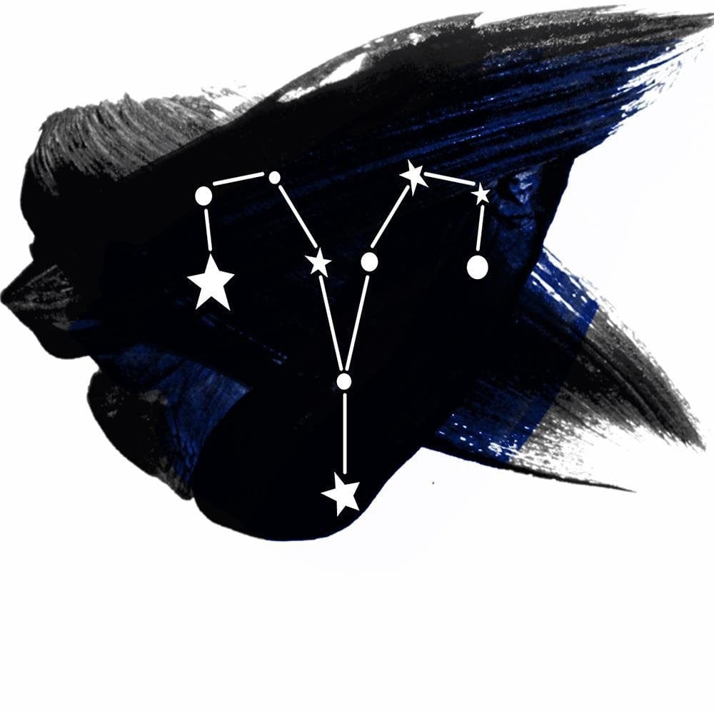 Glezna baltā rāmī - Zodiac Bar Home Trends DECO