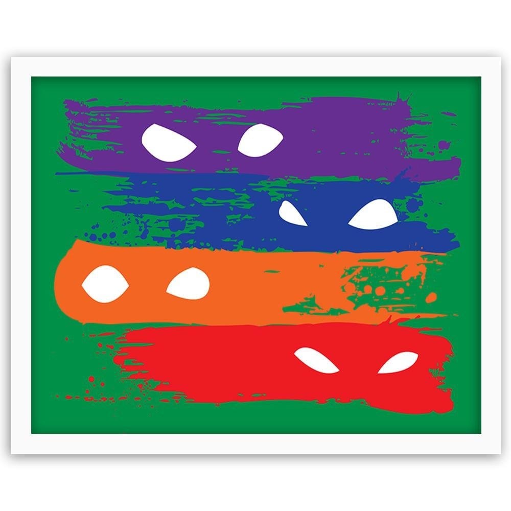 Glezna baltā rāmī - Zorro Artwork Home Trends DECO