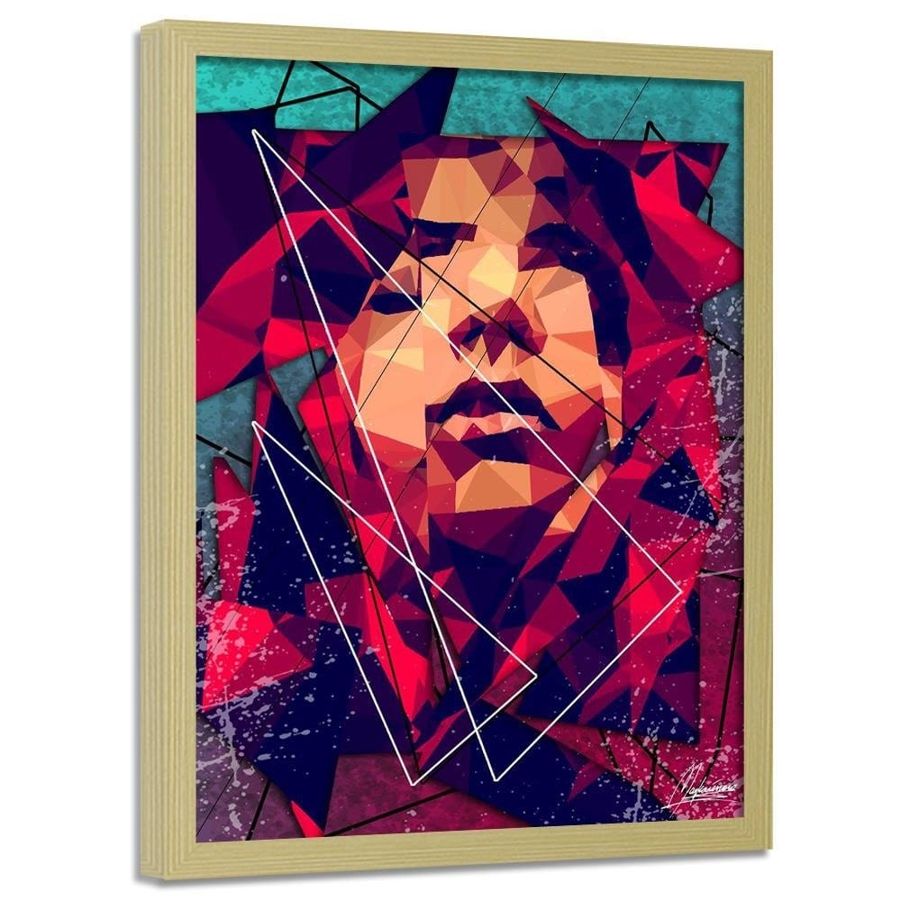 Glezna bēšā rāmī - A Woman's Face Home Trends DECO