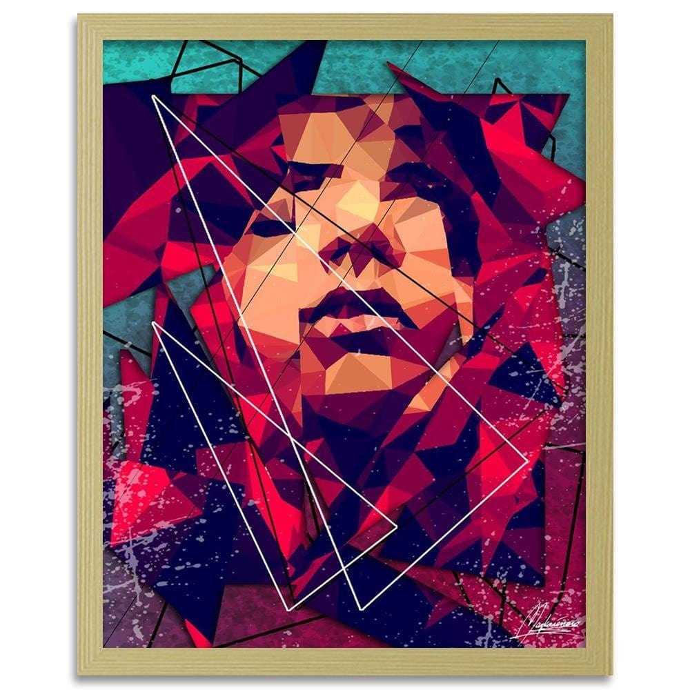 Glezna bēšā rāmī - A Woman's Face Home Trends DECO