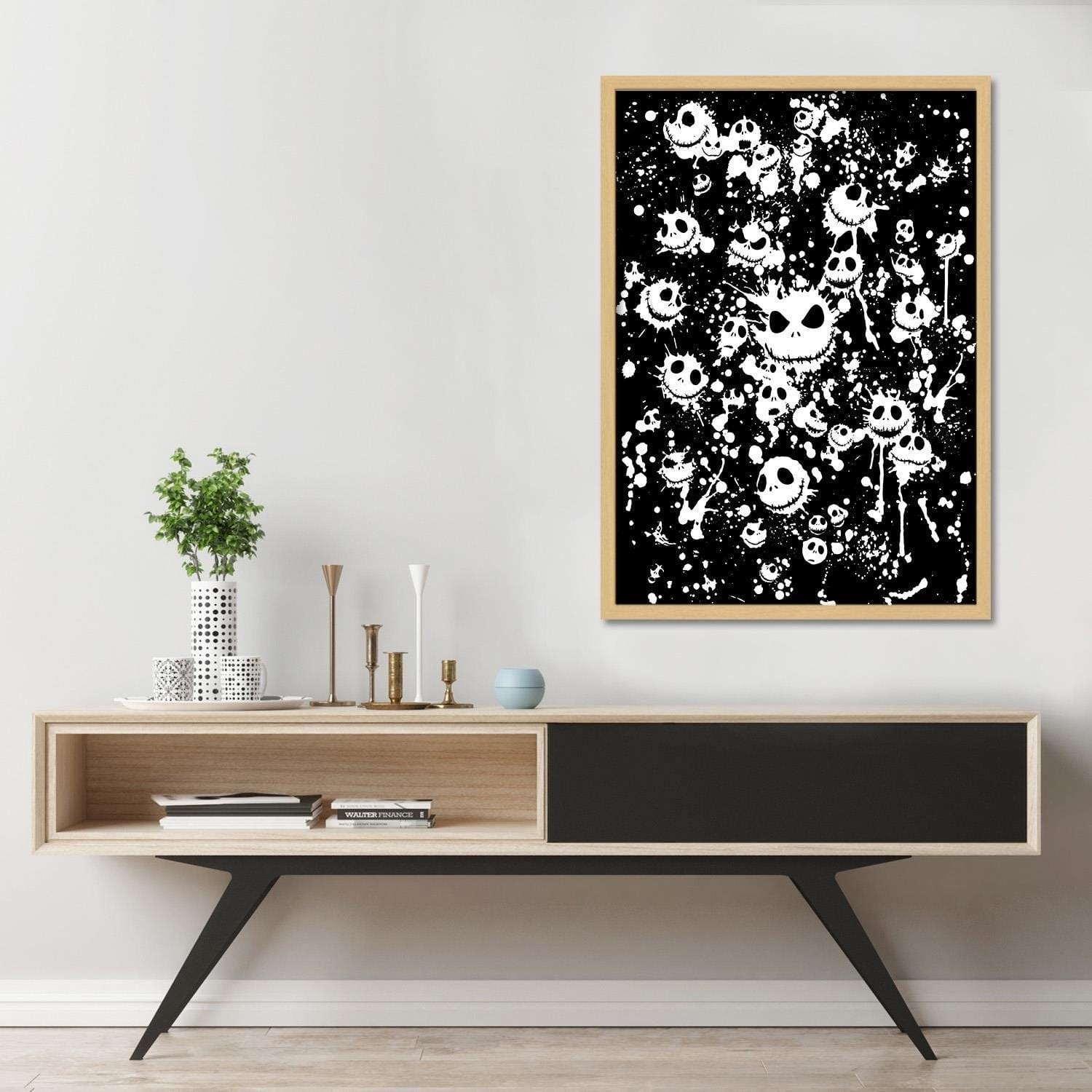 Glezna bēšā rāmī - Abstract Home Trends DECO