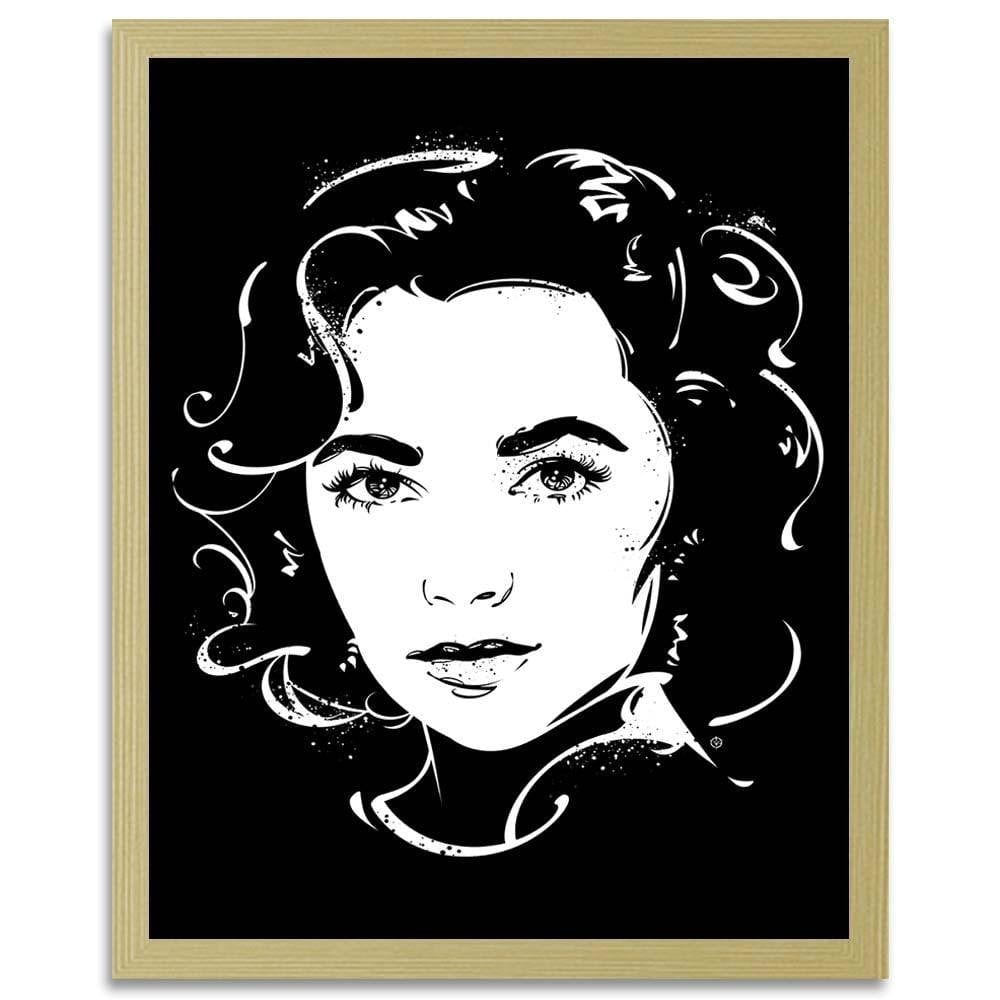 Glezna bēšā rāmī - Actress Image Black And White Home Trends DECO