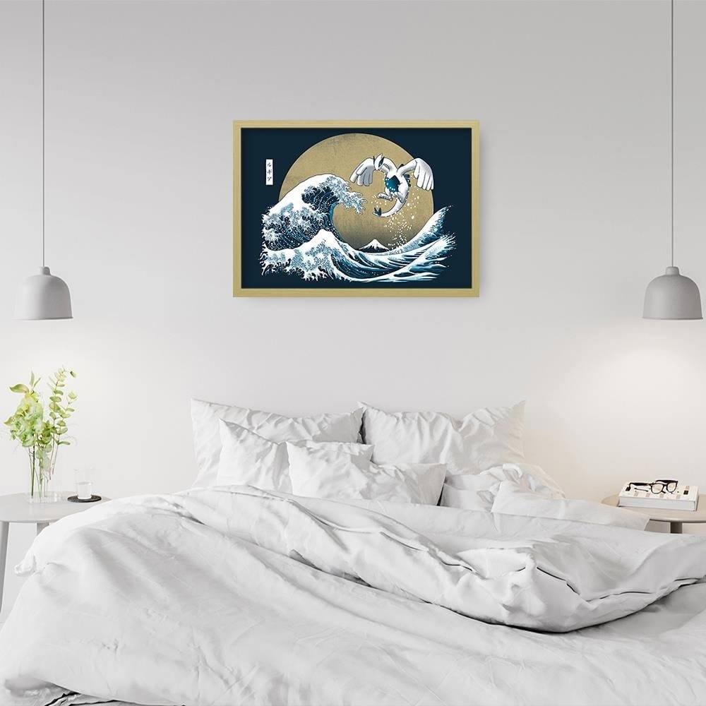 Glezna bēšā rāmī - Anime Fan Art Home Trends DECO