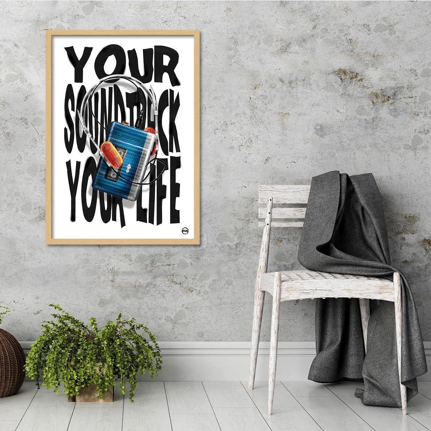 Glezna bēšā rāmī - Artwork Home Trends DECO