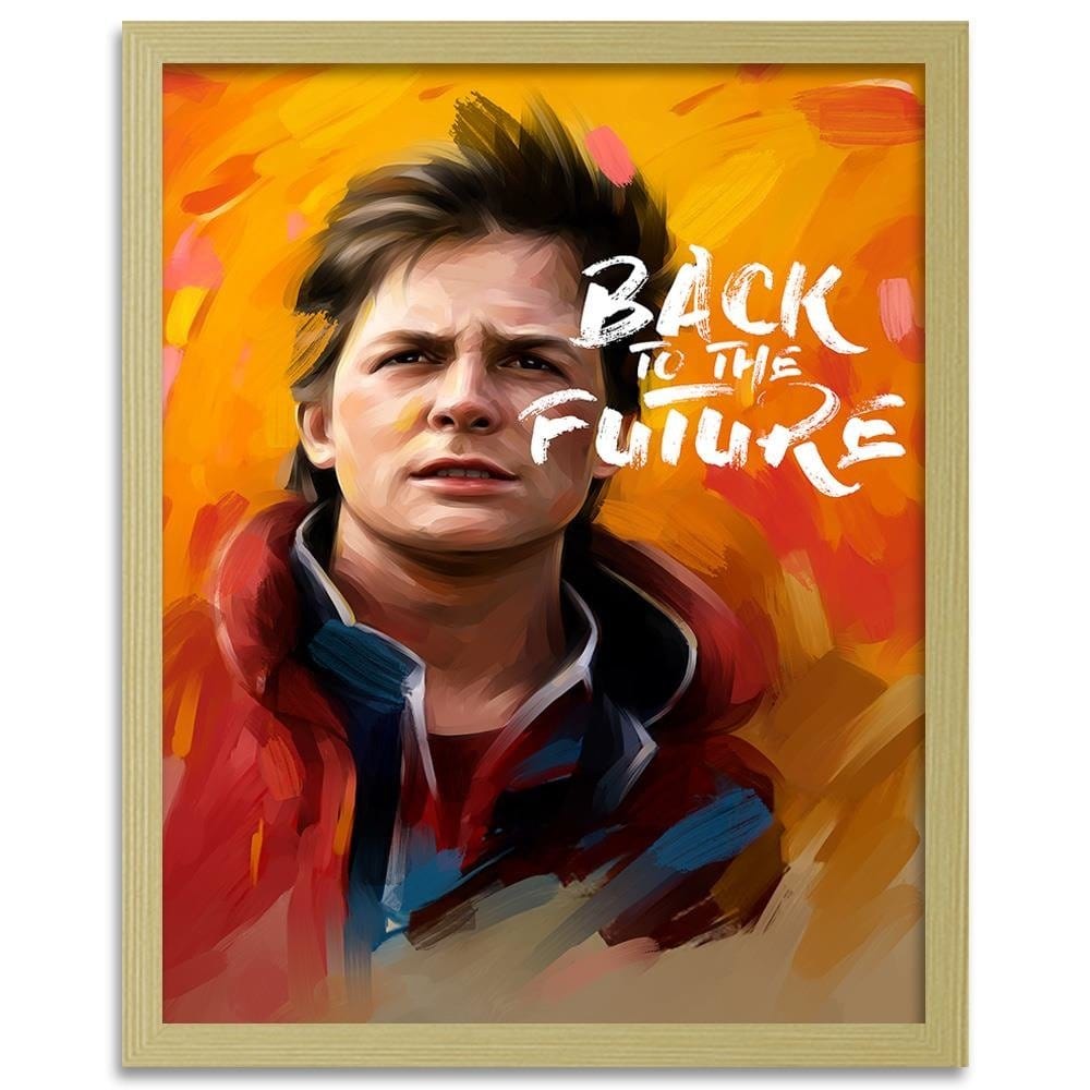 Glezna bēšā rāmī - Back To The Future 2 Home Trends DECO