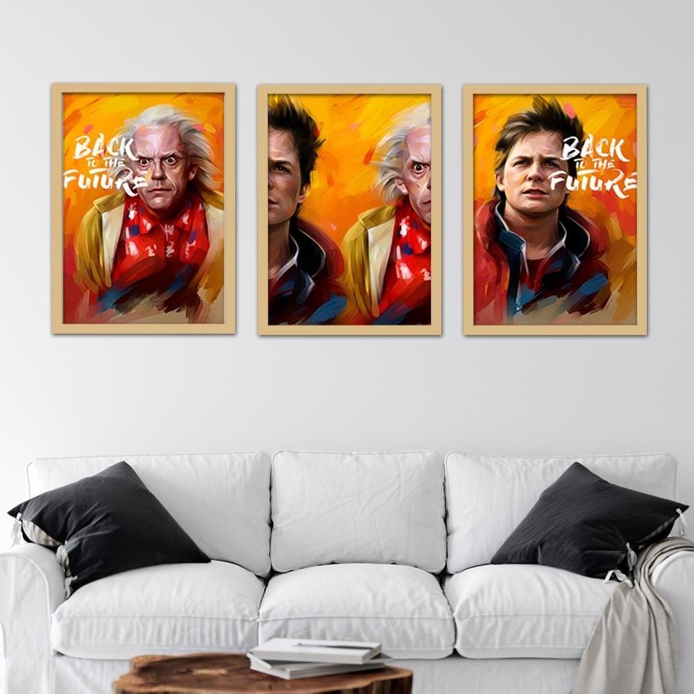 Glezna bēšā rāmī - Back To The Future 2 Home Trends DECO